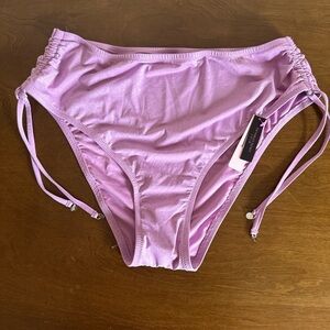 Victoria's Secret Shimmery Lilac Metallic Bikini Bottoms Sz XXL
